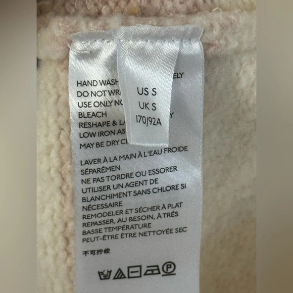 Anthropologie Elana tunic pullover funnel neck sweater striped relaxed Sz Small - Picture 9 of 11